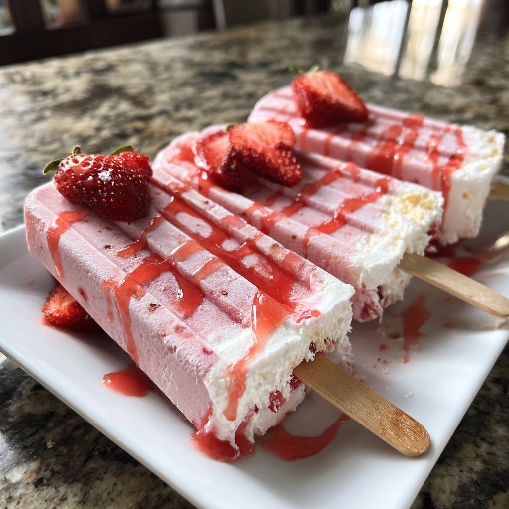Strawberry Shortcake Frozen Treats