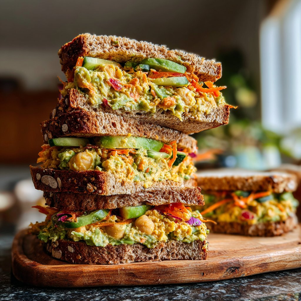 Vegan Chickpea Salad Sandwiches