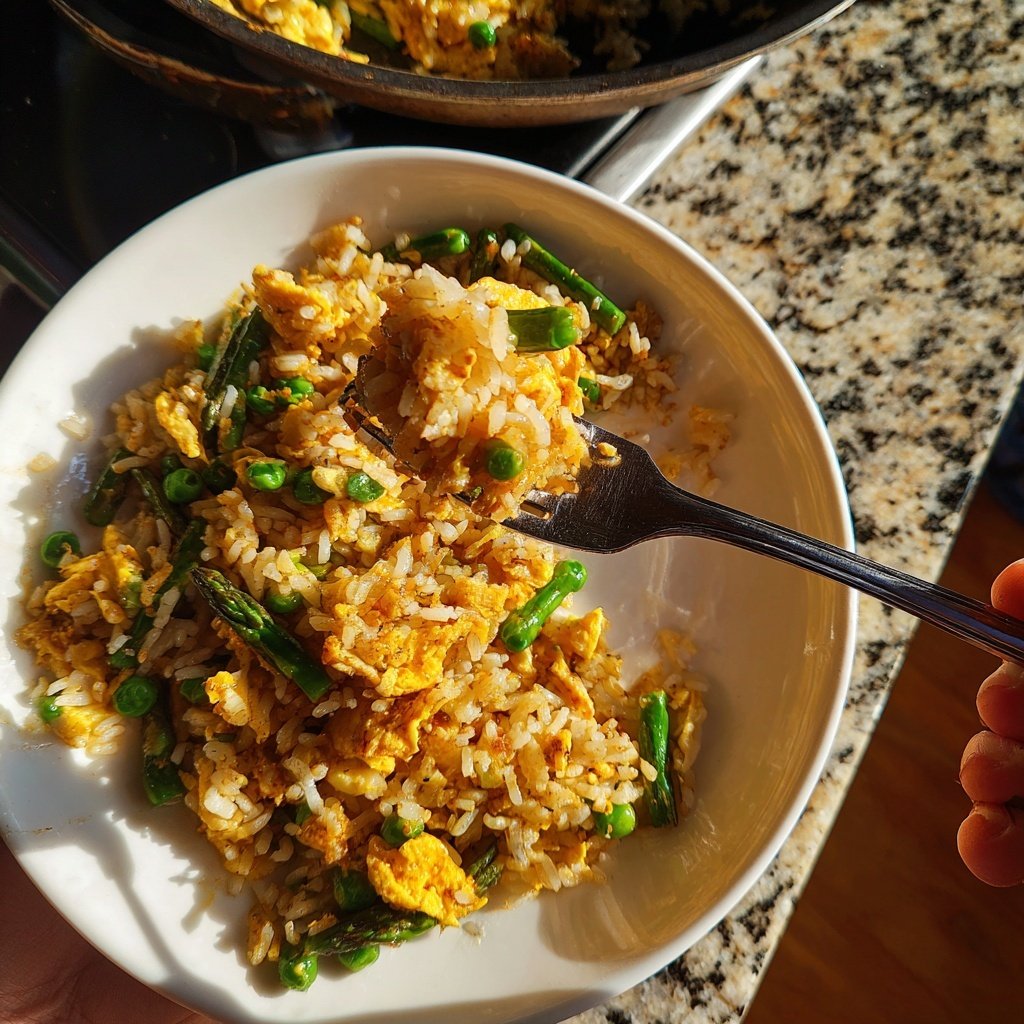 Quick 10 Minute Egg Fried Rice