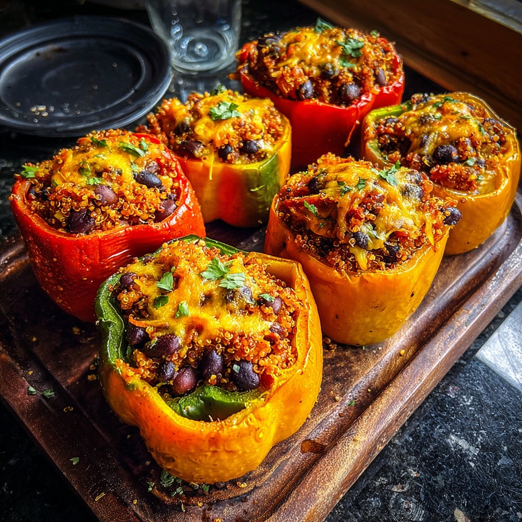 Savory Stuffed Bell Peppers