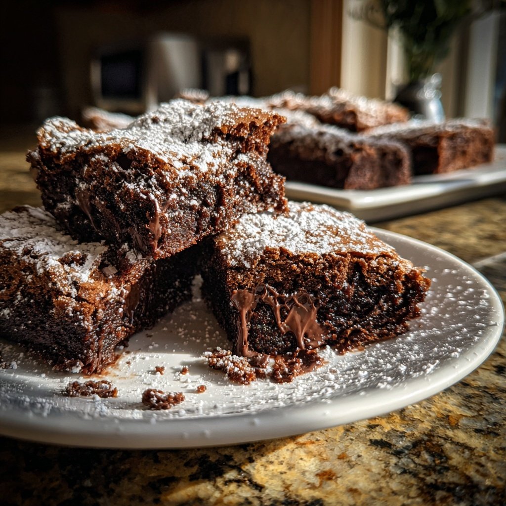 Dessert Chocolate Fudge Brownies